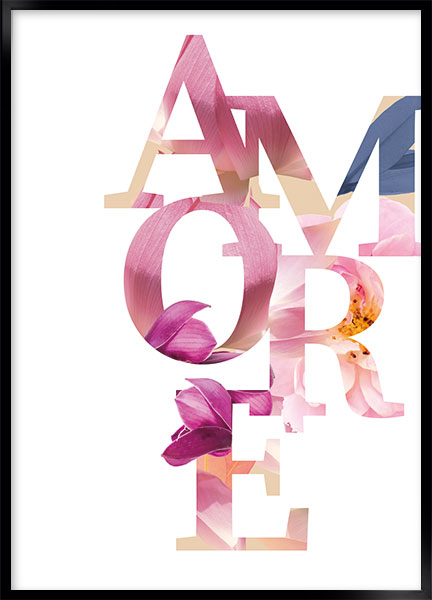 Plakat Amore - Stil: Azure