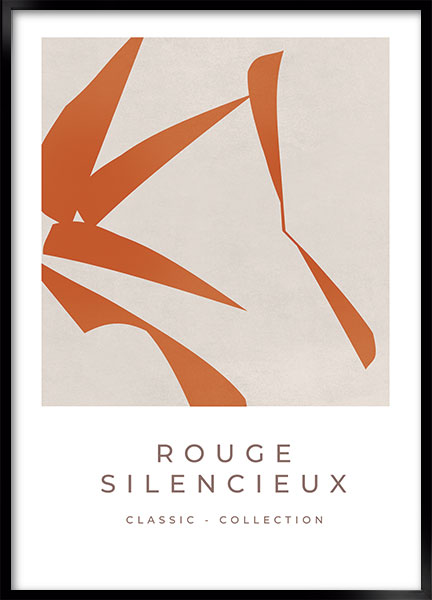 Plakat Rouge Silencieux - Classics