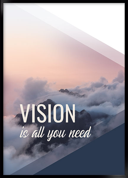 Plakat - Vision