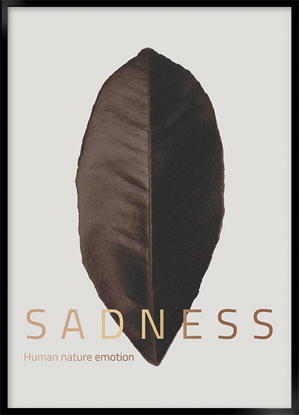 Plakat Sadness - Stil: Emotions