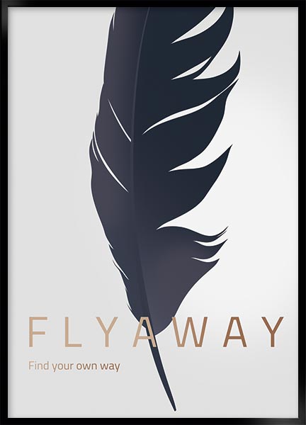 Plakat - Fly away