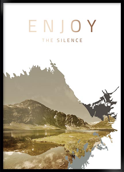 Plakat Enjoy - Stil: Natur