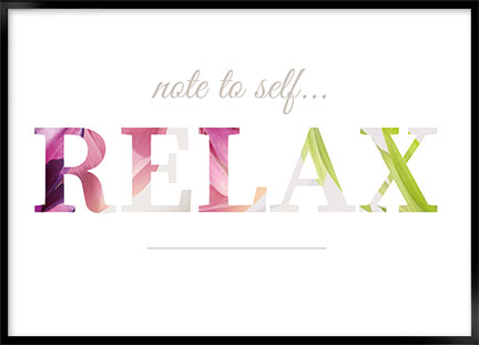 Plakat - Relax