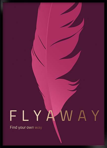 Plakat Fly away - Stil: Peon