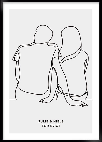 Plakat Couple - Personlig plakat