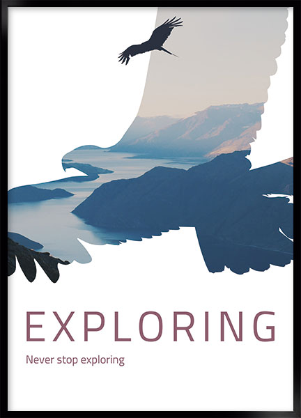Plakat - Exploring eagle