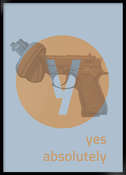 Plakat - Yes, absolutely